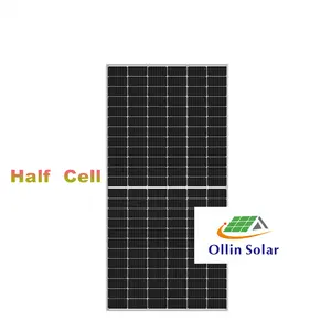 550W 태양 전지판 태양열 가정 시스템을위한 고효율