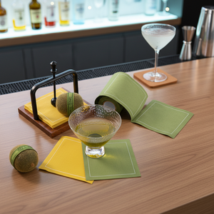 Servilletas de Mesa Cuadradas de Algodón 100% Tejido, Desechables, Ecológicas, Súper Absorbentes, Personalizadas al por Mayor, Estilo Cóctel, Impresas con Diseño de Avión - Product Image 6