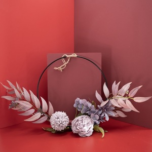 Corona de Flores Artificiales Wanola, Anillo de Hortensias, Decoración de Pared, Decoración del Hogar, Accesorio para Bodas CF01036 - Product Image 2