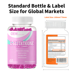 Gomitas Veganas de Vitamina C, L-glutatión y Colágeno 13 en 1 OEM/ODM, Suministro con Cantidad de Pedido Flexible para Reabastecimiento de Stock para Vendedores - Product Image 4