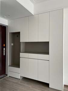 Mueble Zapatero de Madera Maciza de Tamaño Personalizado, Duradero y Moderno para el Hogar, Villa u Hotel, Mueble de Salón Ecológico - Product Image 4