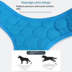 <span class=keywords><strong>Harness</strong></span> Anjing Ukuran Besar dan Sedang, Grosir Produsen, Custom, Anti-ledakan, Reflektif, Bahan Oxford, Penutup Gesper - Product Image 5