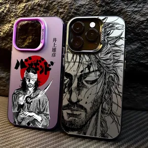 <span class=keywords><strong>Cover</strong></span> Posteriore Antiurto Opaca Color Caramella per Telefono Ispirata al Manga Giapponese Vagabond, di Grande Successo per 15 14 13 12 <span class=keywords><strong>11</strong></span> <span class=keywords><strong>Pro</strong></span> X XR XSMAX 8 7 Plus - Product Image 1