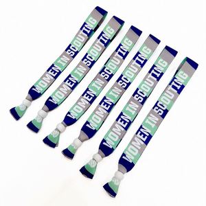 Pulseras de Tela Personalizadas con Logotipo, Económicas, para Festivales, Eventos y Promociones - Product Image 4