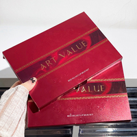 Art Value Big Red Series Matte Lip Glaze Set Red Velvet Lip Clay sous forme liquide Collier hydratant longue durée