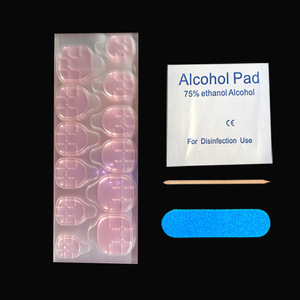 Autocollants à onglets adhésifs <span class=keywords><strong>double</strong></span> <span class=keywords><strong>face</strong></span> 3D pour <span class=keywords><strong>ongles</strong></span>, embouts en plastique, gel gelée, colle pour <span class=keywords><strong>ongles</strong></span> à presser - Product Image 2