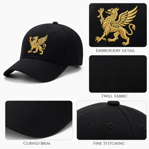 OEM Baseball Cap Embroidery 3D Logo Fitted 100% Cotton 5 Panel 6 Panel Print <b>Hat</b> Golf <b>Hats</b> With Custom Logo - Product Image 3