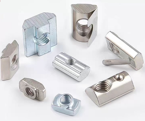 Công nghiệp nhôm đùn hồ sơ khung phụ kiện Slide-in t Nut 2020 3030 4040 loạt các loại hạt - Product Image 2