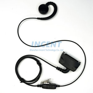 Auriculares de Radio Bidireccional con Botón de Hablar para Radios <span class=keywords><strong>Eads</strong></span> Airbus <span class=keywords><strong>Cassidian</strong></span> THR880i - Product Image 1