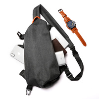 Sac à bandoulière imperméable pour homme, petite sacoche pour homme, voyage, poitrine, style décontracté, japonais