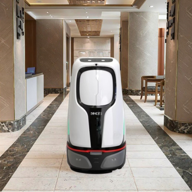 Custom Hotel Robot Unmanned Meal Delivery and Serving Intelligent Hotel Delivery Service Robot Waiter Robot