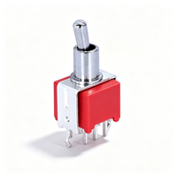 Interrupteurs à bascule micro SPDT YF 6A 250VAC avec fonction ON/ON, matériau PA66, terminal à souder pour équipement électrique, IP53