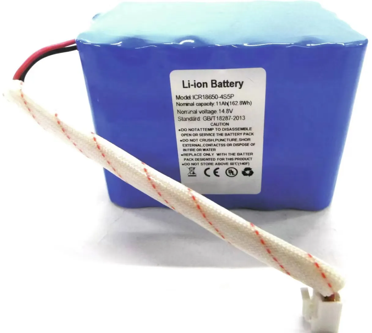 Batterie Li-ion de remplacement d'origine ICR18650-4S5P 14.8V 11AH pour Chauvet Well Fit Wireless Up Light