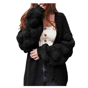 <span class=keywords><strong>Manteau</strong></span> ample longue <span class=keywords><strong>boule</strong></span> à bulles d'automne et d'hiver - Product Image 4