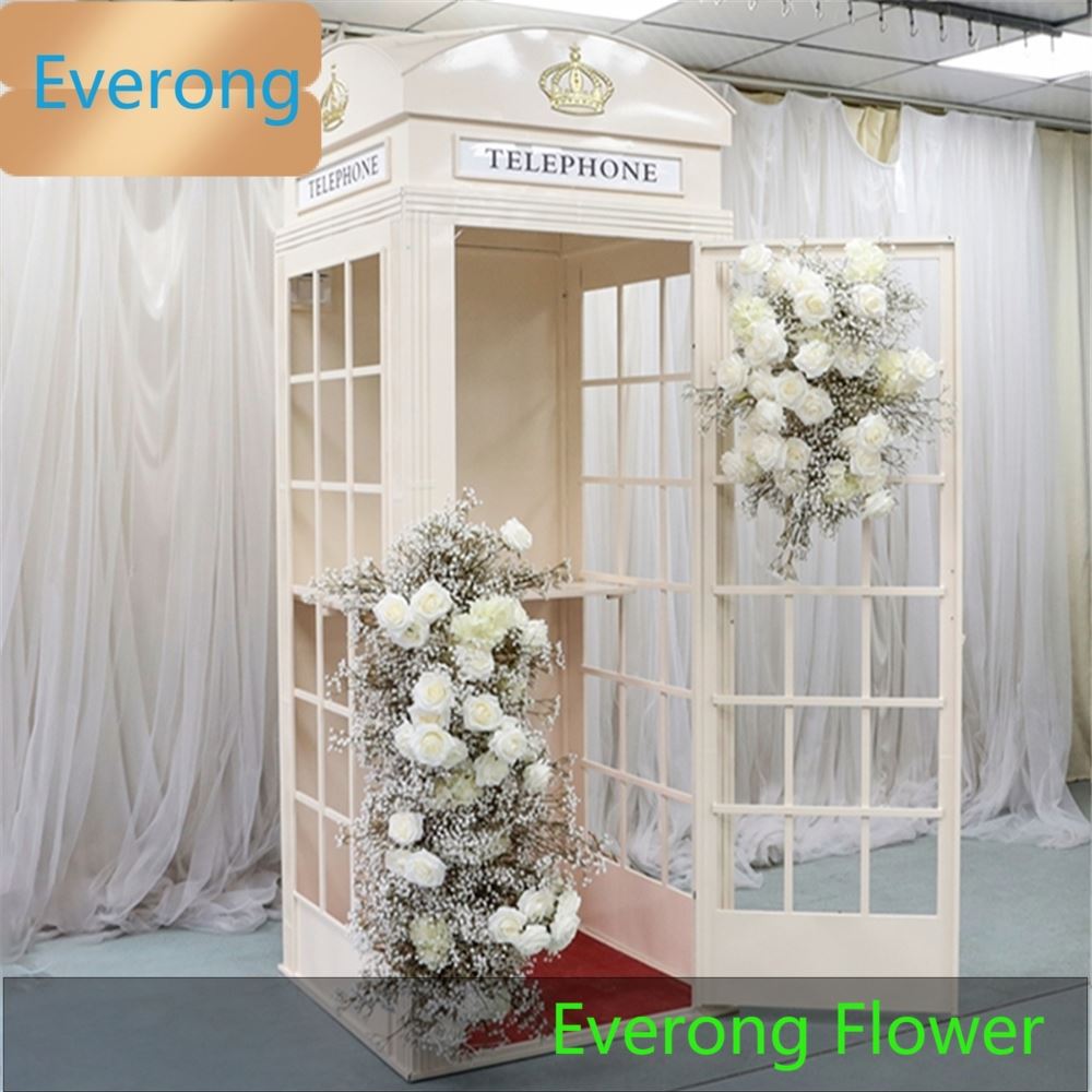 BJ230079 заводская цена Заказная металлическая антикварная телефонная будка украшение лондонская телефонная будка со светодиодным почтовым ящиком