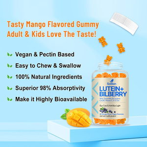 Bán buôn OEM dành cho người lớn Lutein mắt Gummies DF Vegan vitamin Zeaxanthin ánh sáng màu xanh hỗ trợ GMP Halal ISO cải thiện thị lực - Product Image 4