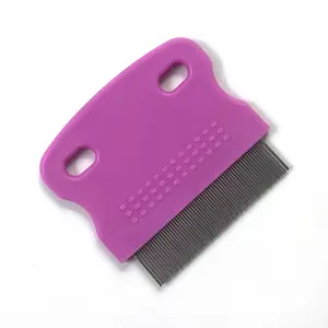 Stainless steel nit louse cleaner metal anti lice comb