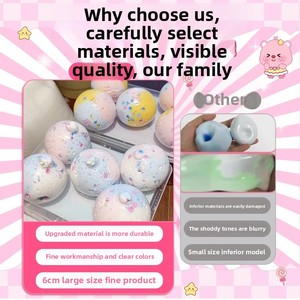 ชุดทำลูกบอลพลาสติก DIY ทำมือ ของเล่นบีบได้ ไส้เค้กข้าวเหนียว ผิวหนังด้านนอกแบบมีเสียง บีบแล้วมีเสียงดนตรี เหมาะสำหรับทุกเพศทุกวัย 14 ปีขึ้นไป - Product Image 2