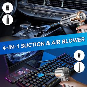 <span class=keywords><strong>Aspirateur</strong></span> souffleur turbo portable 2 en 1, aspiration 15 kPa, 100 W, sans fil, sans balais, nettoyeur de poussière, souffleur d'air portable, mini gonfleur - Product Image 4