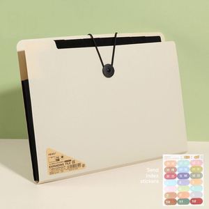 New 9-Grid PP Portable Organ A4 Size Office Data Folder Special Student Storage <b>Document</b> <b>Bag</b> for Exam Paper Sorting - Product Image 3