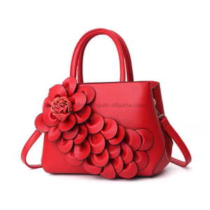 New Korean Style Lady Handbag Ladies Leather <b>Single</b> Shoulder Bags <b>Flower</b> Vase Women's Handbags for Women - Product Image 1