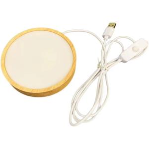 3D cristallo creativo trasparente atmosfera luce intaglio del legno cielo stellato luce di notte <span class=keywords><strong>base</strong></span> per la sfera di cristallo - Product Image 3