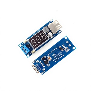 TOPCUS DC-DC Buck <b>Step</b> Down Power Module 6.5V-40V To 5V Voltage Converter With Voltmeter USB Phone Charging Port - Product Image 1