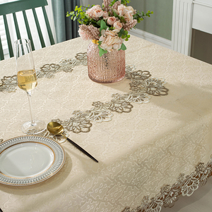 Embroidery Organza Tablecloth Rosette <strong>Table</strong> <strong>Cloth</strong> Covers Beaded Tablecloth in <strong>Table</strong> <strong>Cloth</strong> - Product Image 4