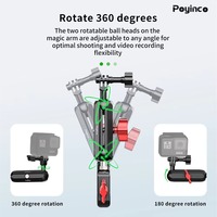 Camera Clamp Mount for Action Camera Super Clamp Ball Head Waterproof Aluminum Alloy Universal Bike Motorcycle Accessories