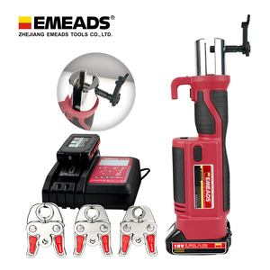 EMEADS GES-1525 Crimpatrice Idraulica per Tubi in Alluminio Senza Fili, Strumento di Crimpatura a Batteria, Pressione 500 Bar per Tubazioni di Acqua, Gas e HVAC - Product Image 1