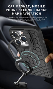 For Samsung S24 Ultra S23 <strong>Case</strong> Shockproof Wireless Charging <strong>Cell</strong> <strong>Phone</strong> Cover With Magnet for IPhone15 Pro Max Camera Stand <strong>Case</strong> - Product Image 2