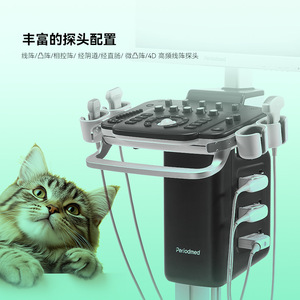 Ecógrafo Doppler Color Veterinario Periodmed de 21 Pulgadas de Alta Resolución con Múltiples Sondas para Diagnóstico de Mascotas - Product Image 1