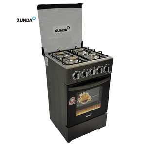 Xunda miễn phí đứng bếp gas bếp chuyên nghiệp 4 đầu đốt bếp Bếp gas phạm vi và lò nướng gaziniere ET bốn một gaz cho nhà - Product Image 1