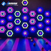Jeu de réaction mural interactif avec balles LED hexagonales JAMMA |   Activate Light Panel Game pour les parcs d'attractions intérieurs Escape