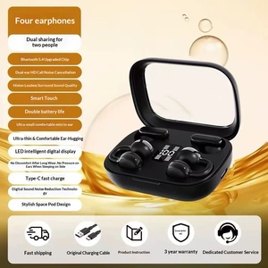 Auriculares inalámbricos Bluetooth de doble oído OWS con clip, deportivos, con cancelación de ruido. - Product Image 3