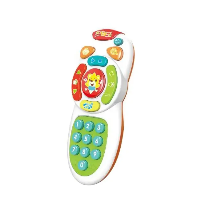 Tempo Toys New Baby Musical Kunststoff Cartoon TV Remote Toys Frühe Bildung Telefon Spielzeug mit Sounds