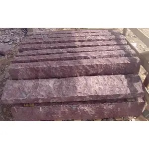 Pavement Cube Purple Red Natural Stone Paving Porphyry Road Cheap Granite Paving Stones