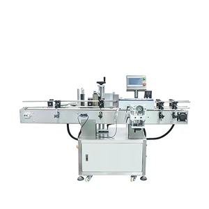 Nước tự động chai nhựa Sticker <span class=keywords><strong>Tabletop</strong></span> chai tròn labelling máy với ngày in ấn Máy nhãn - Product Image 1