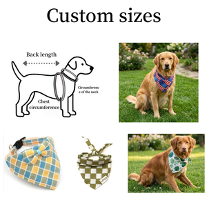 Pañuelos Refrescantes y Transpirables de Algodón Ajustables para Perros Pequeños y Medianos, Accesorios para Mascotas para Paseos al Aire Libre en Verano - Product Image 2