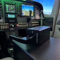 Tige de frein Cessna 172 - Vol simulé