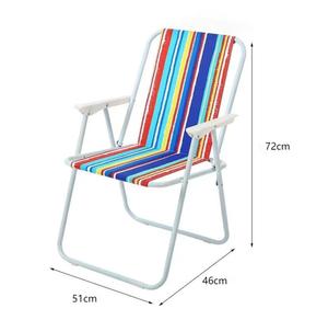 <span class=keywords><strong>Chaise</strong></span> de <span class=keywords><strong>camping</strong></span> robuste, pliable et portable, design personnalisé, couleur réglable, avec pieds en métal complets pour l'extérieur - Product Image 3