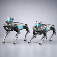 Robot chien mécanique connecté à une application avec caméra haute définition, télécommande et actions interactives à quatre pattes