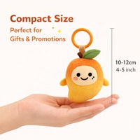 Porte-clés en peluche personnalisé, design mangue, jouet fruit en peluche sur mesure, porte-clés personnalisé, boîte mystère en peluche pour cadeau promotionnel et image de marque