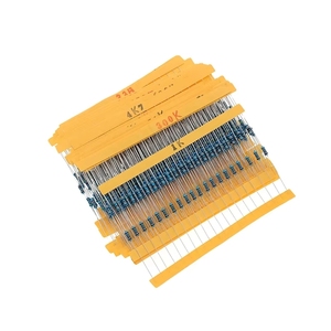Kit Surtido de Resistencias de Película Metálica de 0.25W, 30 Tipos, 1/4W, 1%, 20 de Cada Uno, Total 600 Piezas: 47/220/1K/10K/<span class=keywords><strong>K</strong></span>/68K/100K/<span class=keywords><strong>K</strong></span>/1M - Product Image 3