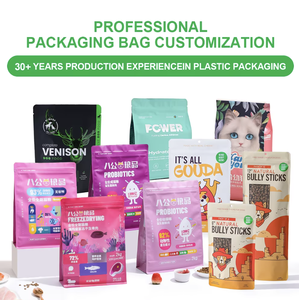 Hittebestendige, vochtbestendige, geurbestendige vacuümzakken met zijvouw voor honden- en kattenvoer, van voedselveilige kwaliteit, mylar zakken. - Product Image 2