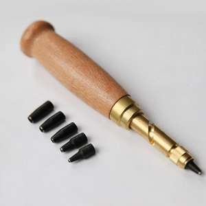 Automatic DIY <b>Leather</b> <b>Punch</b> <b>Tool</b> Set Interchangeable Multi-Head Rotary <b>Punch</b> 6-Piece <b>Tool</b> Kit - Product Image 2