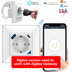 TY-EU86-type-C Zigbee Tuya ซ็อกเก็ตอัจฉริยะ EU ปลั๊กไฟฟ้าชาร์จเร็ว USB Type-C APP รีโมทคอนโทรล การควบคุมด้วยเสียง - Product Image 2