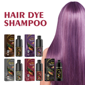 Champú para tinte de cabello colorido 3 en 1 Champú de color Tinte de cabello rápido ssence Crema para teñir el cabello Champú para teñir para mujeres y hombres - Product Image 5