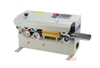 Machine de scellage thermique horizontale automatique FR-550 pour film plastique, scelleuse à bande continue avec convoyeur, type compact pour applications alimentaires