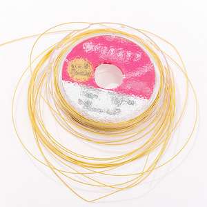 Fil de bijouterie en bobine, plaqué or, argent, blanc, couleur K, pour la fabrication de bracelets, colliers et fournitures de perlage DIY - Product Image 3